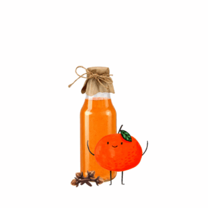 Sirup z BIO pomerančů s hřebíčkem 300 ml